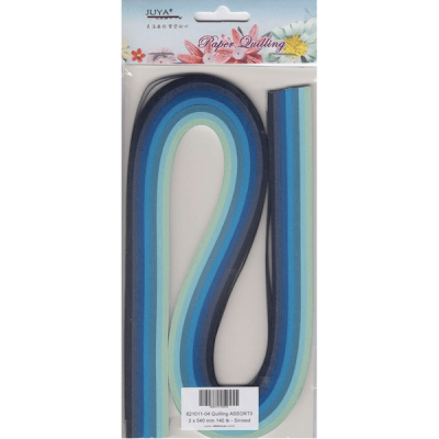Quilling-pappersremsor - 5 mm x 540 mm - 140 st - Olika färger