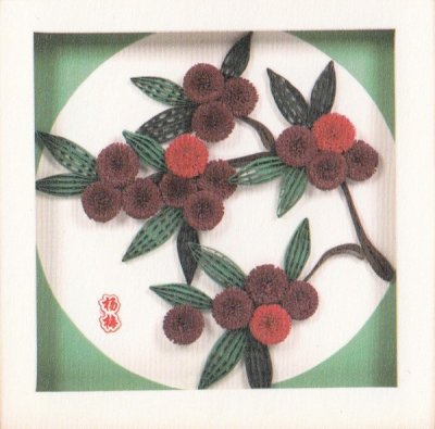 Quillingkort DIY - Waxberries