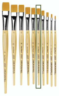 Hobbypensel - Da Vinci - Junior - 304 - Platt - 10