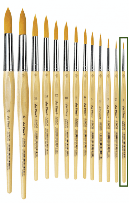Hobbypensel - Da Vinci - Junior - 303 - Rund - 01