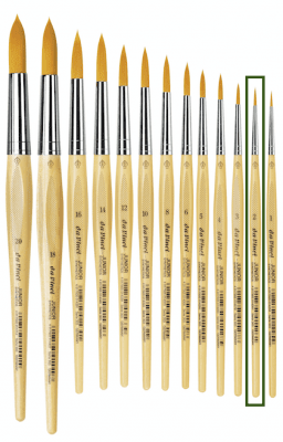 Hobbypensel - Da Vinci - Junior - 303 - Rund - 02