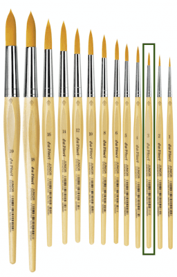 Hobbypensel - Da Vinci - Junior - 303 - Rund - 03