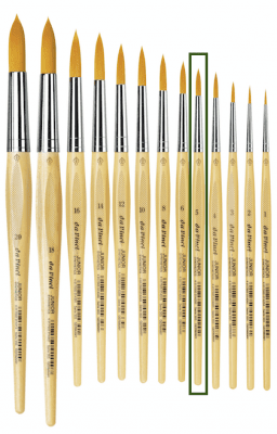 Hobbypensel - Da Vinci - Junior - 303 - Rund - 05