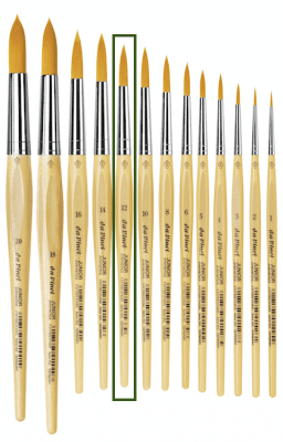 Hobbypensel - Da Vinci - Junior - 303 - Rund - 12
