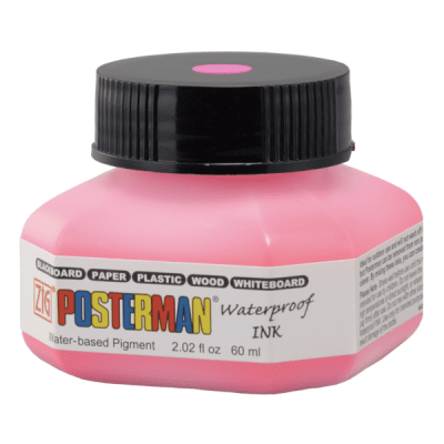 Vattenfast Bläck - Posterman - 60 ml - Olika färger