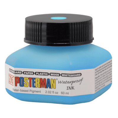 Vattenfast Bläck - Posterman - 60 ml - Olika färger