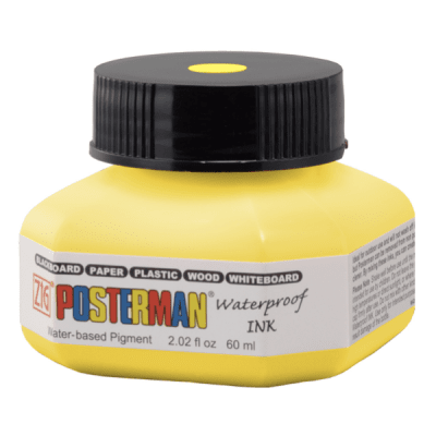 Vattenfast Bläck - Posterman - 60 ml - Olika färger