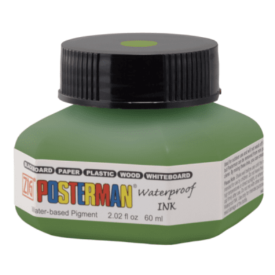 Vattenfast Bläck - Posterman - 60 ml - Olika färger