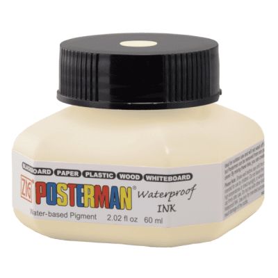 Vattenfast Bläck - Posterman - 60 ml - Olika färger
