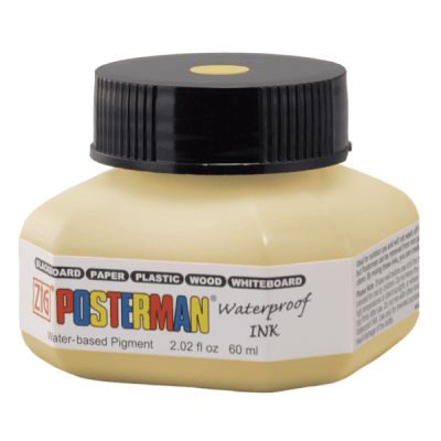 Vattenfast Bläck - Posterman - 60 ml - Olika färger