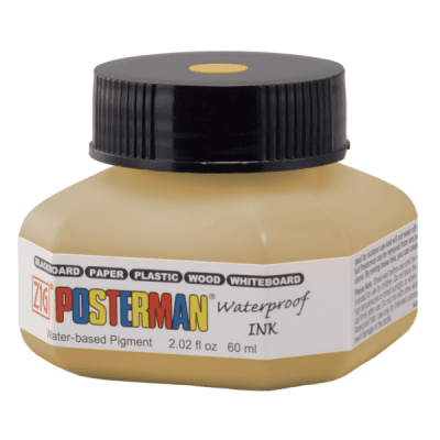 Vattenfast Bläck - Posterman - 60 ml - Olika färger
