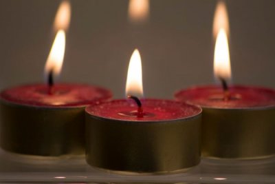 Handgjord värmeljus - Citronmeliss