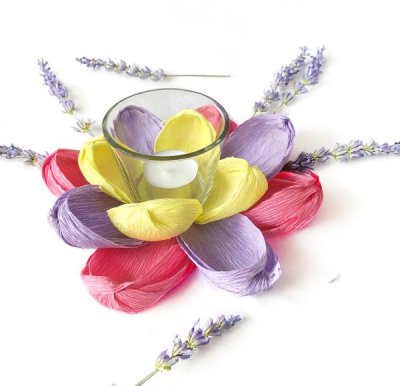 Kräppapper - Artist Line A2707 - Isblå