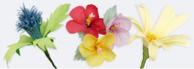 Kräppapper - Artist Line A2707 - Isblå