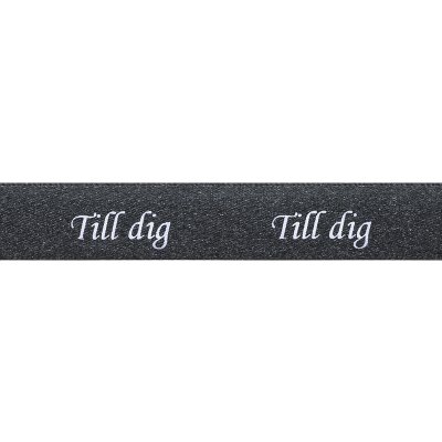 Dekorationsband - 20 mm - Svart - Till dig