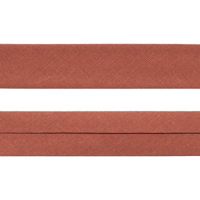 Skråband/Kantband - 20 mm - Rödbrun