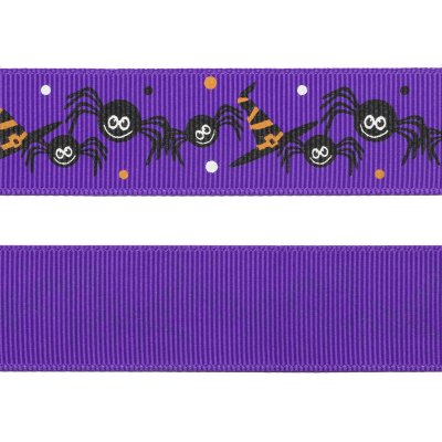 Grosgrainband - Halloween - 21 mm - Spindlar & Hattar