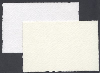 Kort - Rossi Medioevalis - Ljusvit/naturvit - 310 g/m² - 6,3 x 9,5 cm - 10 st