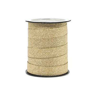 Presentband - Glitter - 10 mm - Guld