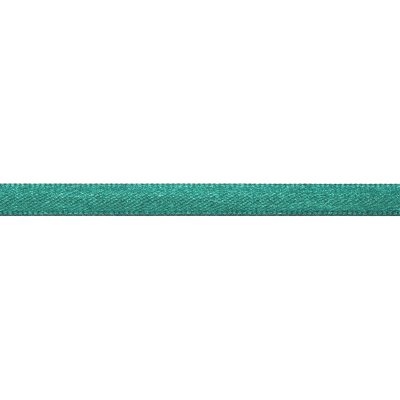 Enfärgat Satinband - 6 mm - 15 - Mörk Smaragdgrön