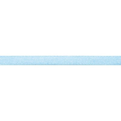 Enfärgat Satinband - 6 mm - 22 - Blå (2)