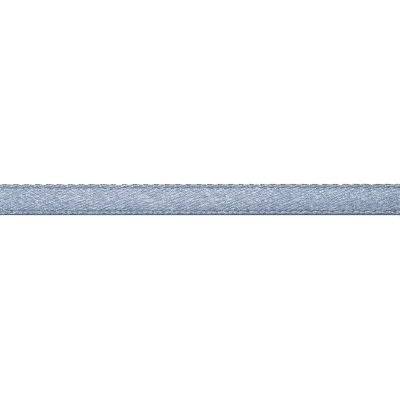 Enfärgat Satinband - 6 mm - 51 - Mörkgrå