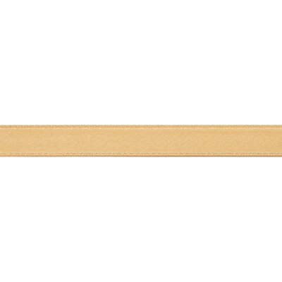 Enfärgat Satinband - 10 mm - Ljusbrun