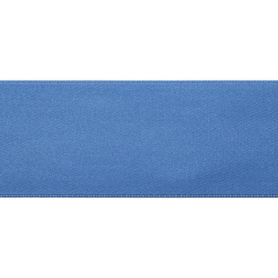 Enfärgat Satinband - 35 mm - Mörkblå