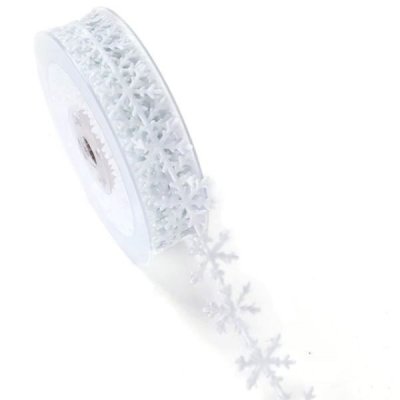 satinband snöflingor