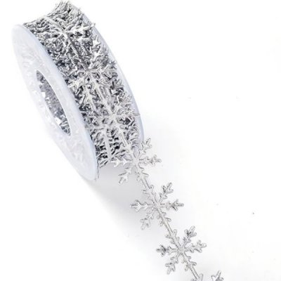 satinband snöflingor