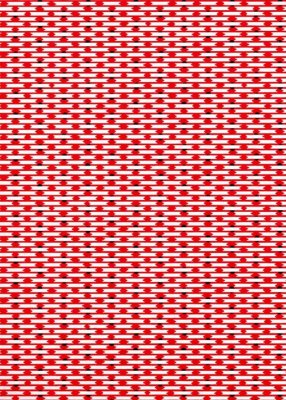 Japanskt papper - Chiyogami 0597C - Geometriskt - Röd /Vit