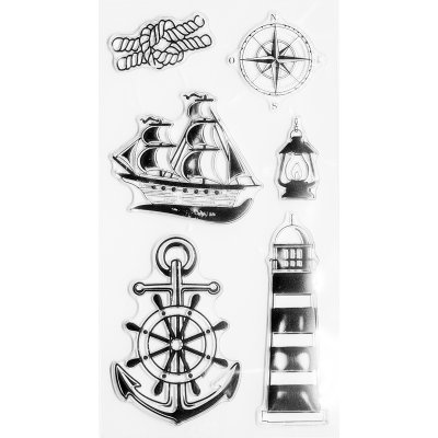Clearstamps - Genomskinliga stämplar - Blandade Marinmotiv