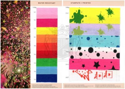 Katalog - 180g \ 140g - Enfärgad Kräppapper Tryckt