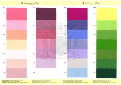 Katalog - 90g - Enfärgad Kräppapper