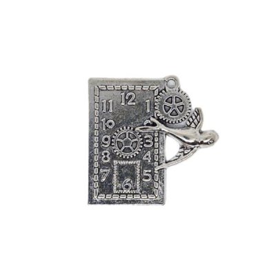 dekoration klocka Silver
