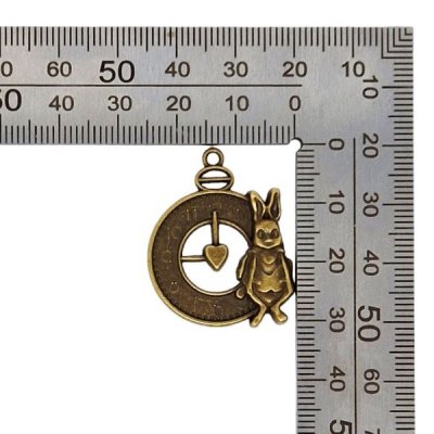 metalldekoration klocka