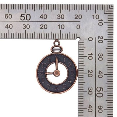 metalldekoration klocka