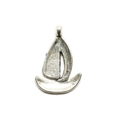 Berlock/Charm - Segelbåt - 13 x 19 mm - Antiksilver - xx st