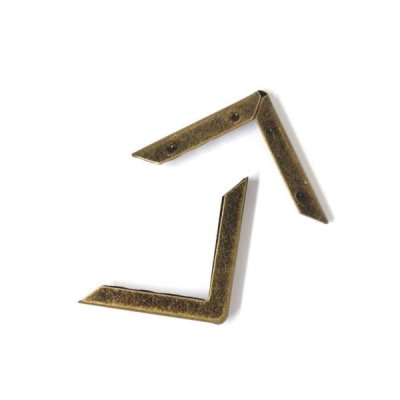 bokhörn antikguld 30 x 30 cm