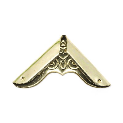 Metallhörn - 24 mm - Guld - 4 st