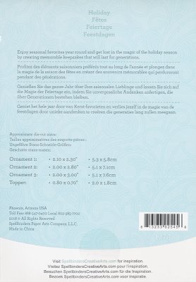 Dies - Spellbinders - Seasonal - Vintage Ornaments