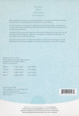 Dies - Spellbinders - Seasonal - Art Deco Trees