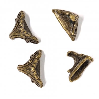 Metallhörn - metalldekoration antikbronze