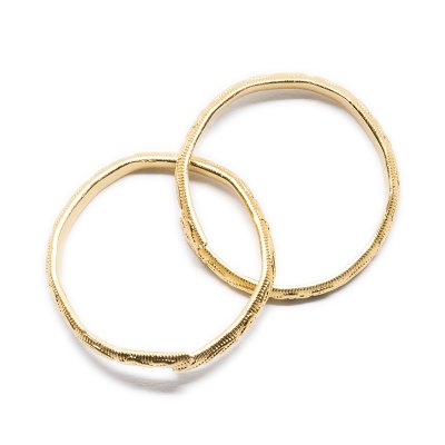 Metalldekoration - Guld - Vigselringar - 20 mm - xx st