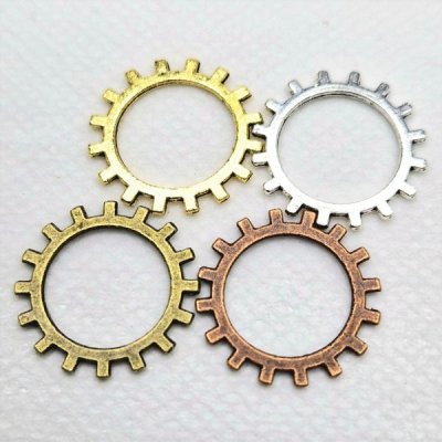 Steampunk-kugghjul - Olika mått & färg