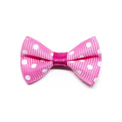 Tygrosett - Prickig - Vit/Rosa - 3,5 x 2,5 cm