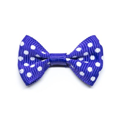 Tygrosett - Prickig - Vit/Mörklila - 3,5 x 2,5 cm