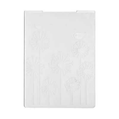 Embossing Folder/Präglingsplatta - 10,5 x 14,5 cm - Blommor & Fåglar