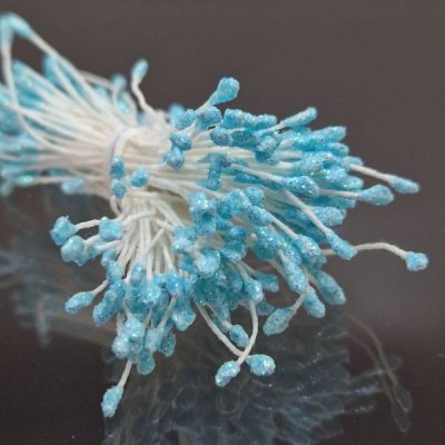 pistiller glitter ljusblå