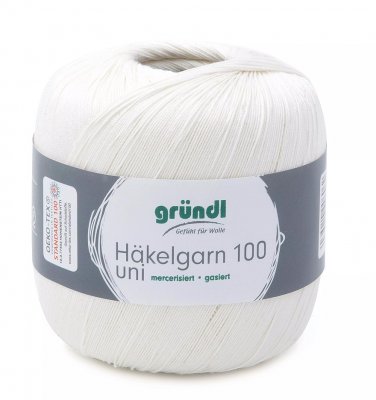 Virkgarn 100 uni